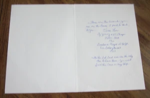 Vern Law Autographed Signed 7X10 Greeting Card MLB Baseball Pittsburgh Pirates - Picture 1 of 3