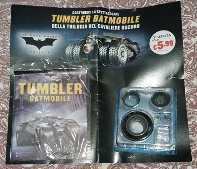 SECONDA USCITA FASCICOLO COMPONENTI TUMBLER BATMOBILE CAVALIERE OSCURO HACHETTE  - Immagine 1 di 4