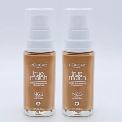 Lot Of 2 Loreal True Match Super-Blendable Foundation N6.5 Neutral Medium Deep - Image 1 of 4