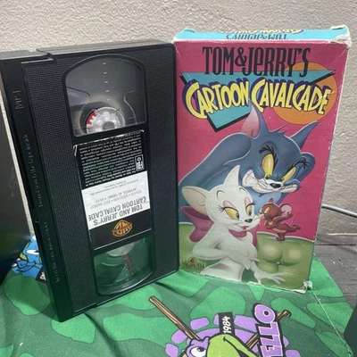 Tom and Jerry's Cartoon Cavalcade 1992 VHS Tape MGM Home Video rare  - Image 1 of 4