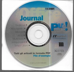 2001 - OFFICE JOURNAL PLUS - 11/201 - EDIZIONI MASTER - CD ROM - Picture 1 of 1