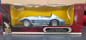 YATMING #92699 1964 CHEVROLET CORVETTE GRAND SPORT BLU DELUXE EDIZIONE FATTA A MANO - Foto 1 di 15
