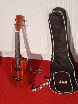 Aklot tenor ukelele barely used with bag and strap included  - Image 1 of 4