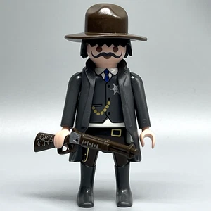 Playmobil Wyatt Earp Lawman Wild West Cowboy Western Male Adult Figure OK Corral - Picture 1 of 3