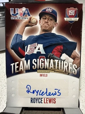 2014 Panini USA Baseball Royce Lewis Autograph 125/299!! - Image 1 of 4