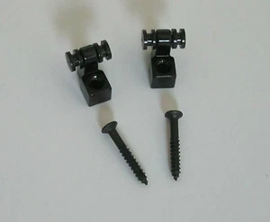 2x Guitar String Retainer Guitar Roller String Trees Black - Picture 1 of 2