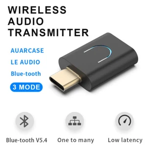 Wireless Audio Adapter Auarcase/Le Audio/Blue-Tooth 3 Mode One To Many - Afbeelding 1 van 9