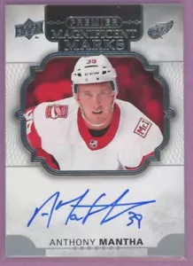 2017 17-18 UD UPPER-DECK PREMIER MAGNIFICENT MARKS AUTO ANTHONY MANTHA #MM-AM - Picture 1 of 1
