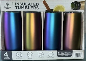 Member's Mark 14 oz Stainless Steel Insulated Tumbler Set Hot & Cold w/Slide Lid - Picture 1 of 5