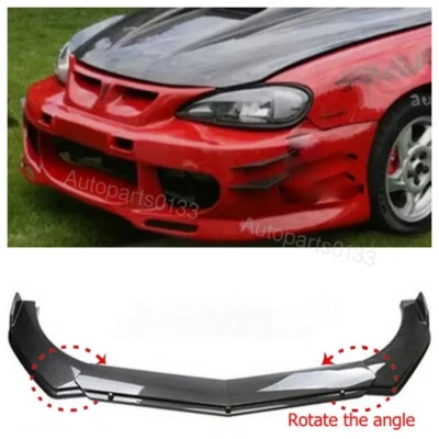Carbon Style For Pontiac Grand Prix Front Bumper Lip Spoiler Splitter Body Kits - Image 1 of 4