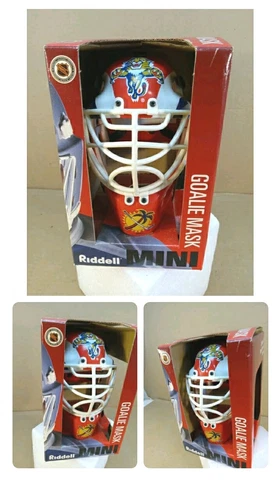 Vintage Florida Panthers Riddel Mini Goalie Mask Helmet NIB #D16 Cover