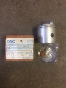 New 0396577, 396577 Piston and Ring Assembly, OEM OMC, Johnson, Evinrude - Picture 1 of 1