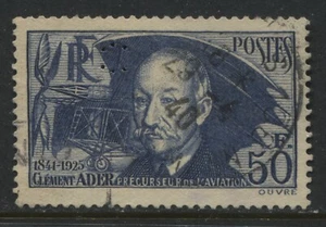 France 1938 50 francs Clement Ader ultra used - Picture 1 of 1