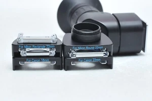 Hoodman H-RAV 1x-2.5x Viewfinder Right Angle Finder For Canon, Nikon Cameras - Picture 1 of 3