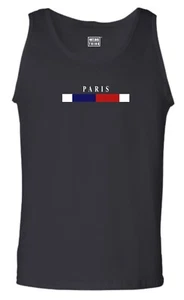 Paris Vest Casualwear Casual Clothing City of Lights Eiffel Tower Gift Tank Top - Picture 1 of 6