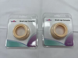 2X LOT NEW Spectra Baby Small Cap Skinny Neck Adapter Bottle Cap Converter - Picture 1 of 2