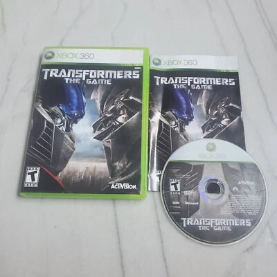 Transformers: The Game (Microsoft Xbox 360, 2007) Complete In Box TESTED - Image 1 of 2