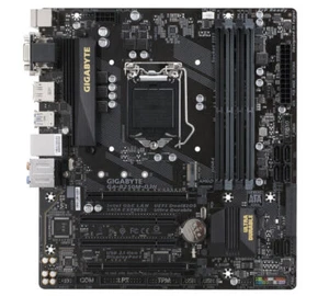 GIGABYTE GA-B250M-D3H Motherboard Intel B250 LGA 1151 DDR4 M.2 m-ATX VGA Core - Bild 1 von 4