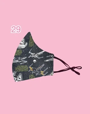 star wars facemask, super Mario facemark, dragon ball z facemark, Pokemon mask - Image 1 of 4