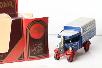 Matchbox 1:43 Y-27 1922 Foden Dampflastwagen blau grau in OVP (311069) #5923# - Bild 1 von 3