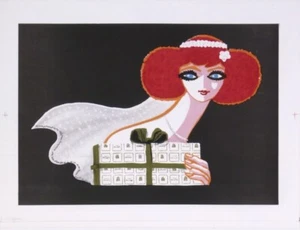 VILLEMOT BERNARD CHRISTOFLE ORFEVRE - GOLDSMITH 1982-1983 VINTAGE LITHOGRAPHY - Picture 1 of 1