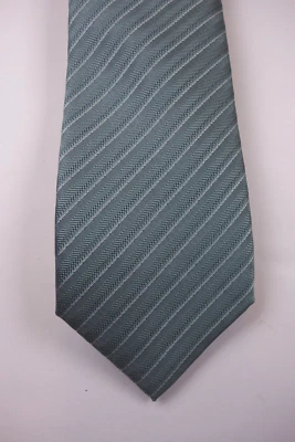ALFANI Mint Green Ozark Stripe Silk Blend Neck Tie NEW - Imagem 1 de 2