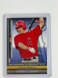 2011 Bowman Bowman's Brightest Mike Trout #BBR6 Rookie RC - Picture 1 of 2