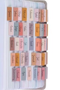 Laminated Bible Tabs Large Print Easy to Read Bible Journaling Supplies Bible... - Picture 1 of 6