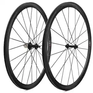 Superlight 700c Road Bike Carbon Fiber Wheelset 38x25mm Tubuless Bicycle Wheels - Picture 1 of 12