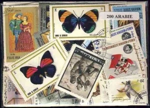 Arabie 200 timbres différents oblitérés tous pays - Bild 1 von 1