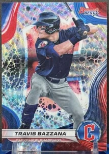 Travis Bazzana 2024 Bowman's Best Silver Wave Refractor #TP-21 Guardians - Picture 1 of 2