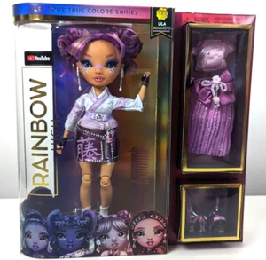Rainbow High LILA YAMAMOTO-Mauve Purple Fashion Doll Set-New in box! - Picture 1 of 9