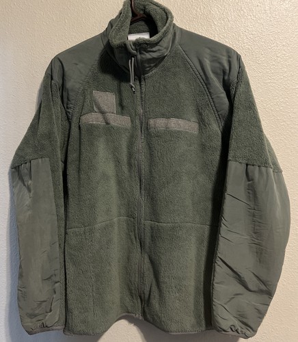 Mens Fleece US Military Cold Weather Sm Jacket Gen III Long Green ...
