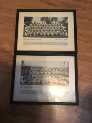 Fotos del equipo Baltimore Colts 1958 y 1959 campeón del mundo Foto 1 de 3