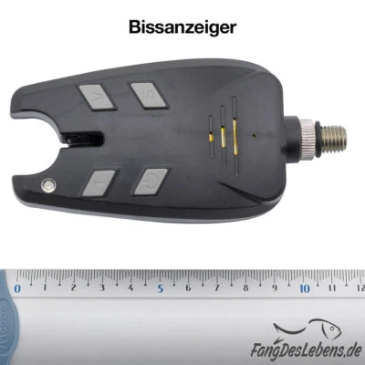 Bissanzeiger für Hecht und Karpfen, wasserfest, Nachtlichtsensor bei Biss - Bild 1 von 4