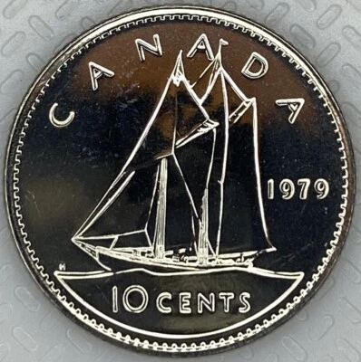 1979 CANADA 10 TEN CENTS SPECIMEN DIME COIN - Image 1 of 2