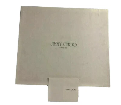 Auténticos Jimmy Choo Zapatos Vacíos Caja de Regalo Almacenamiento Cartón Grande10.6" x 12.2" Foto 1 de 4