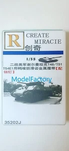 R Model CQ35202J Binario in metallo 1/35 e perno in metallo per U S M4A3E2 JUMBO - Foto 1 di 2