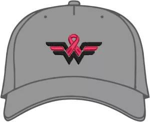 Breast Cancer Awareness Embroidered Cap (Over 50 Hat and Beanie Options) - Picture 1 of 10