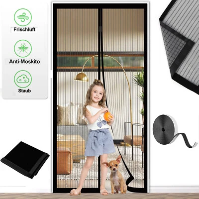 CELESTA Magnet Fliegengitter Tür Insektenschutz Türvorhang Moskitonetz VorhanFliegennetz