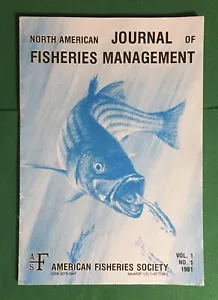 North American Journal Of Fisheries Management 1981 Vol. 1 No. 1 - Imagen 1 de 4