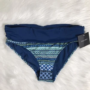 Parte inferior de bikini plegable Ellen Tracy talla 12 - Imagen 1 de 6
