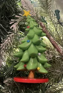 2025 Grinch Leaning Bent Christmas Tree How Grinch Stole Christmas Ornament 4.5” - Picture 1 of 1