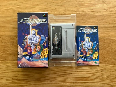 Actraiser SFC Japan SNES Super Nintendo Famicom Enix Boxed! Great Game! - Image 1 of 4