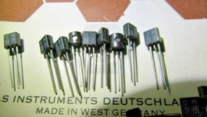 Transistor Bipolar BC183 Texas Instruments W-Alemania BJT NPN OBSOLETO (8 piezas) - Imagen 1 de 12