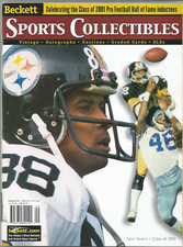LYNN SWANN COVER BECKETT SPORTS COLLECTIBLES MAGAZINE -SEP, 2001-HAS PROMO COVER