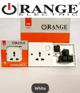 Universal Wall Switch Socket - ORANGE ELECTRIC - Multi Plug Socket Outlet - Plug - Picture 1 of 3