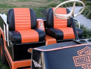 Harley davidson golf cart seat - Picture 1 of 3