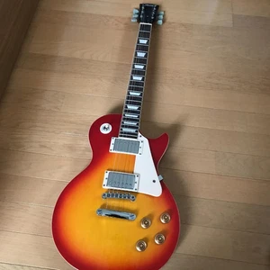 Electric Guitar Maison Les Paul Type Cherry Sunburst Color - Foto 1 di 3