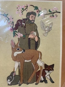 Dimensions Needlepoint Kit #1249 St. Francis & Friends 12x16 Spiritual Saints - Picture 1 of 6